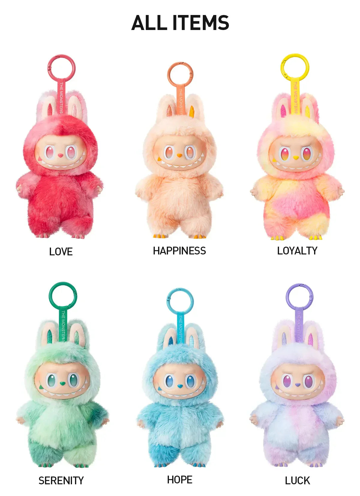 THE M0NSTERS LΛBᑌBᑌ - Big into Energy Series-Vinyl Plush Pendant Blind Box