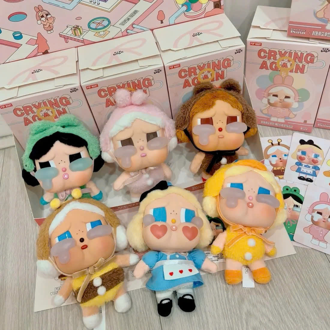 CRYBABY Crying Again Series - Vinyl Face Plush Blind Box
